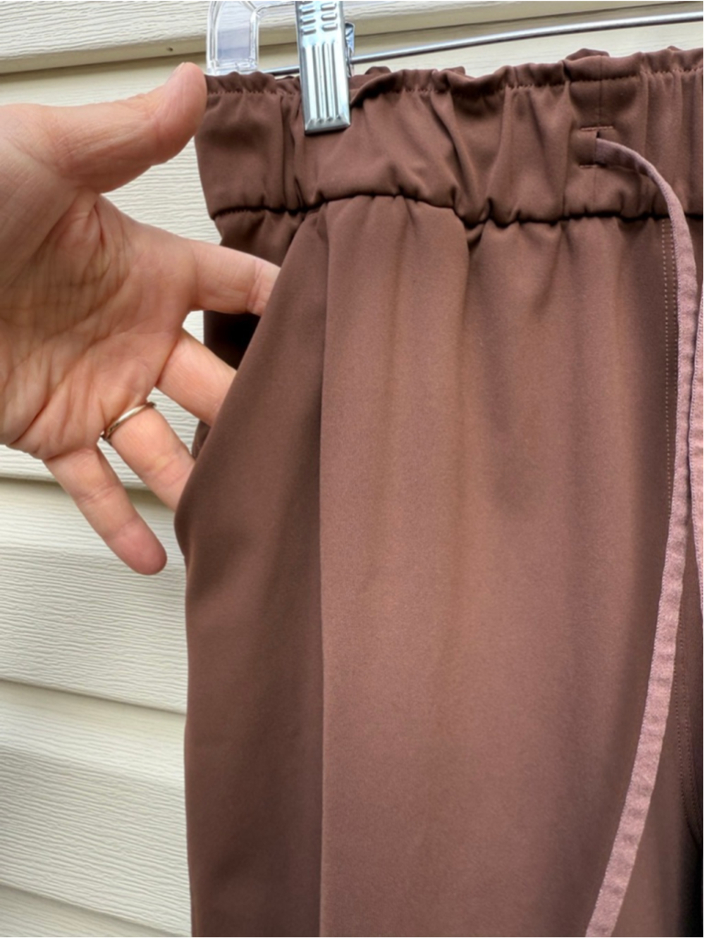 Lululemon Stretch High Rise Jogger Full Length Java Brown Size 6 - Picture 6 of 9